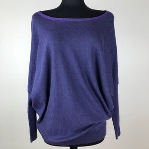 EILEEN FISHER Colorblock Merino Wool Dolman Swater
